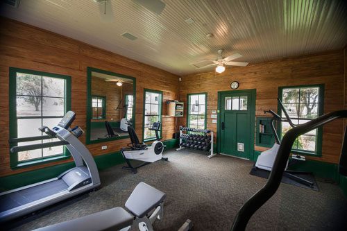 photo of the workout and exercise room at Great Oaks Recovery Center - Wellness Programming - Houston Drug Rehab - houston addiction treatment
